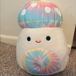 Squishmallows Pastel Tie-Dye Mushroom Plush
